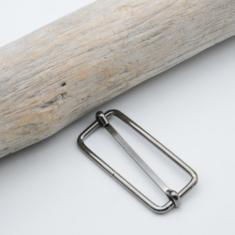 50mm Gunmetal Adjustable Buckle - Maison Klem